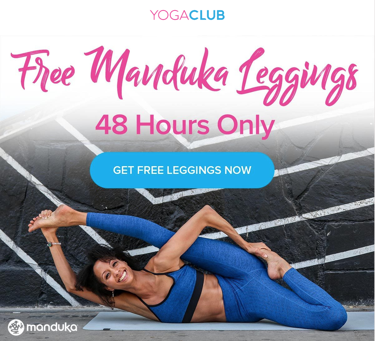 YogaClub Coupon – Free Manduka Leggings With Your First Box!