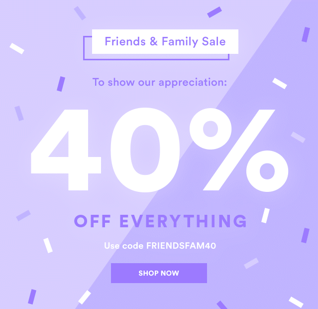 Last Day! Julep Friends & Family Sale – 40% Off Everything for Subscribers!