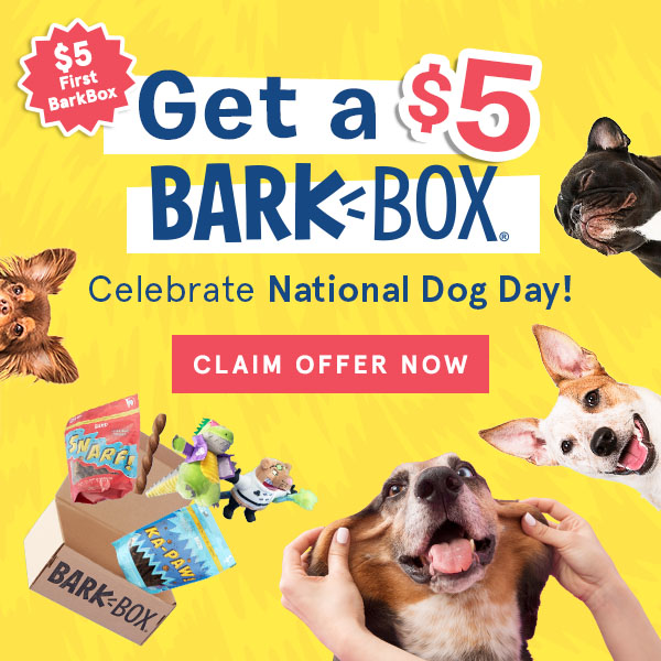 Extended! BarkBox Coupon – First Box for Only $5!