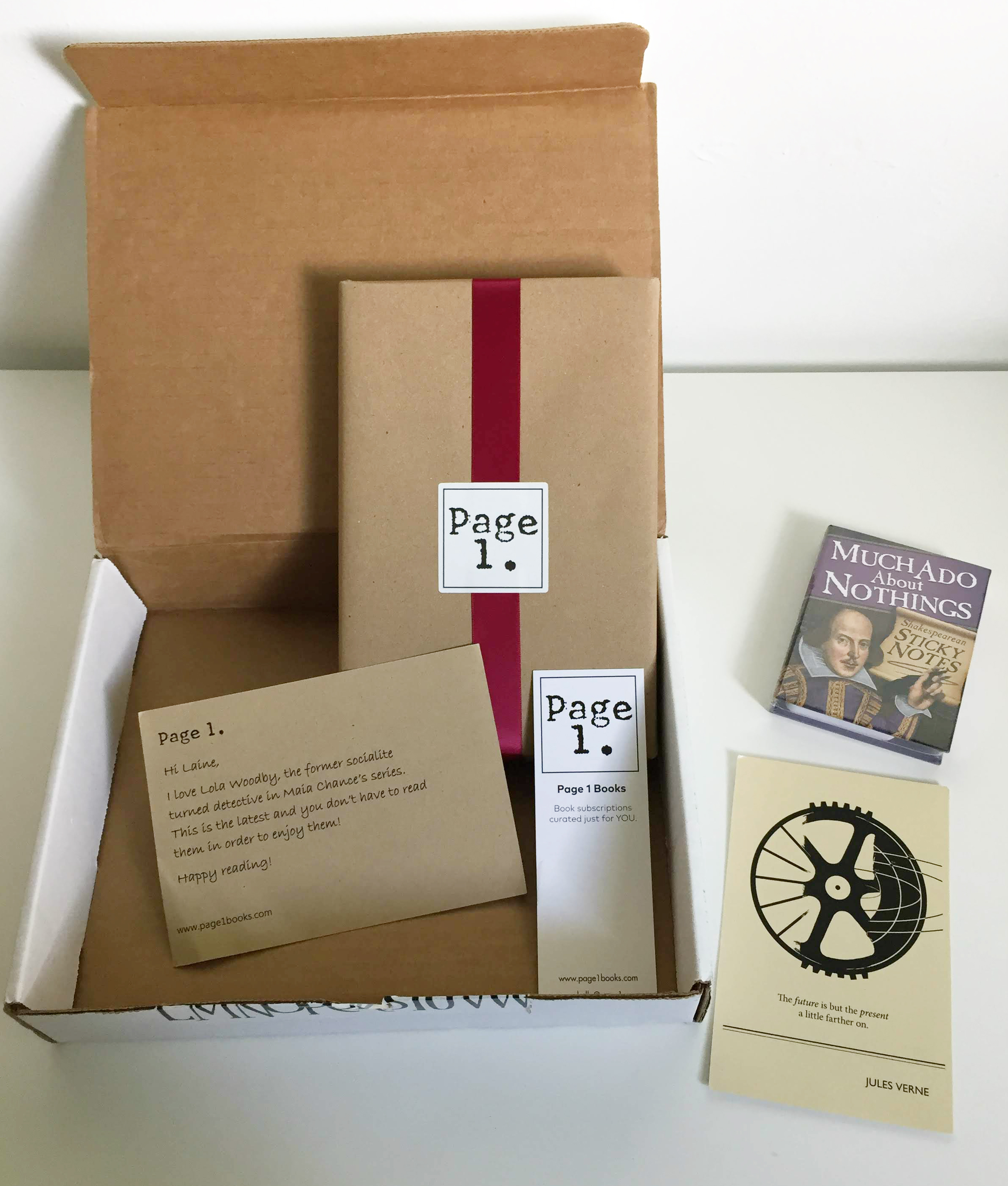 Page 1 Books Subscription Box Review + Coupon – June 2018