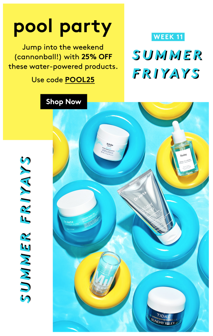 Birchbox Summer Friyays Sale – 25% Off Pool Party Products!