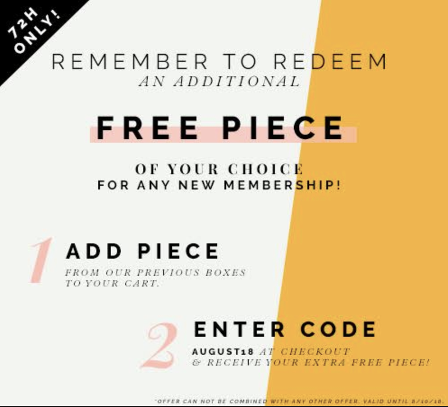 Emma & Chloe Coupon – FREE Previous Box With Subscription!