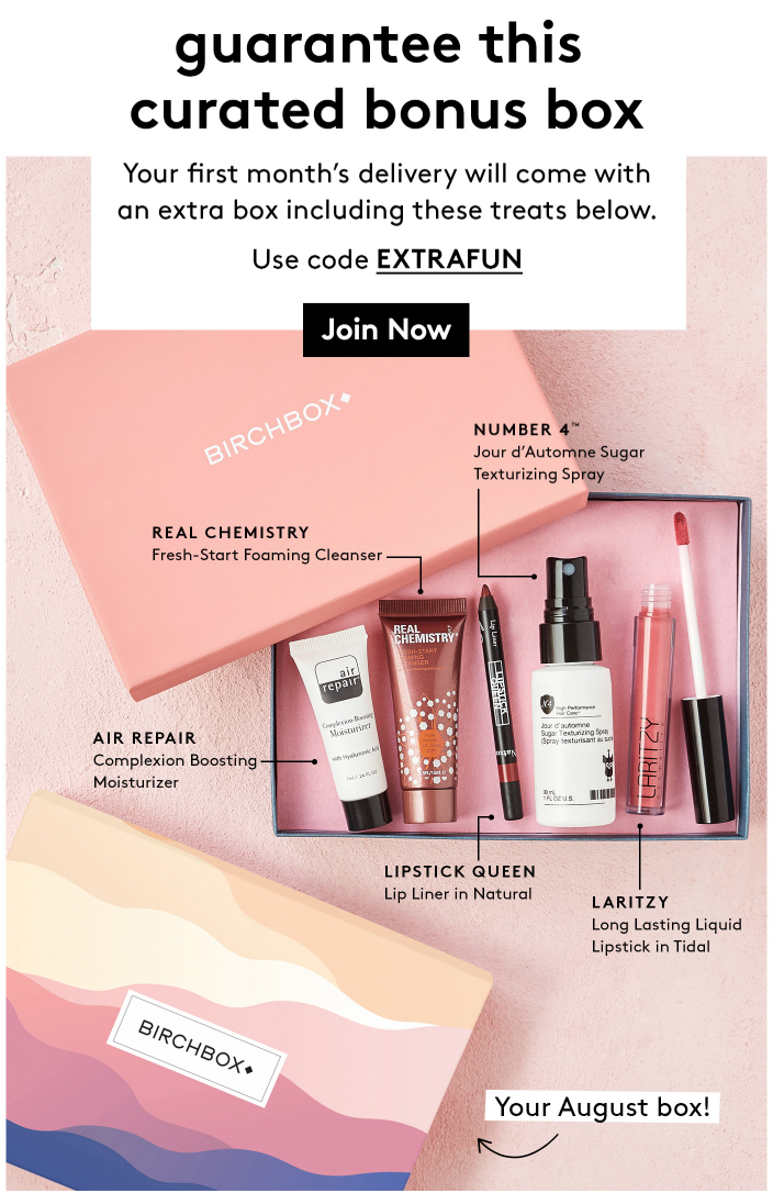 Birchbox Coupon – Free Bonus Box with Subscription!