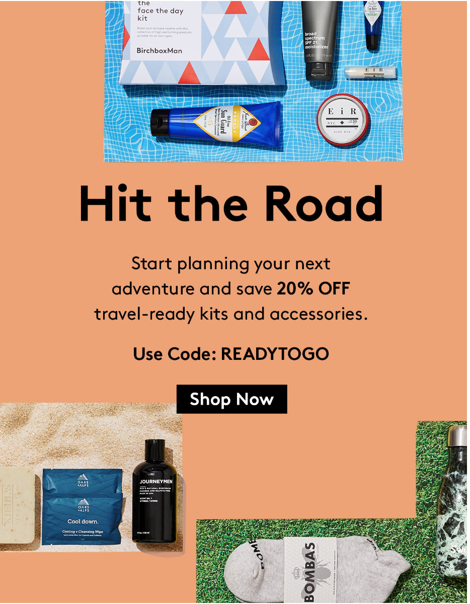 Birchbox Man Sale – 20% Off Travel-Friendly Products!