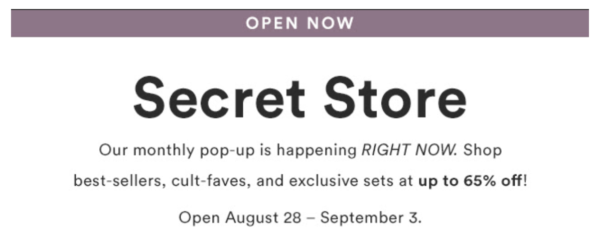 Julep Secret Store for September is Open + Coupon!