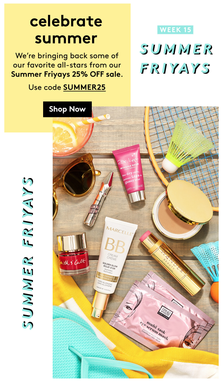 Birchbox Summer Friyays Sale – 25% Off Summer Products!
