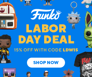 Funko Labor Day Sale – 15% Off Sitewide!