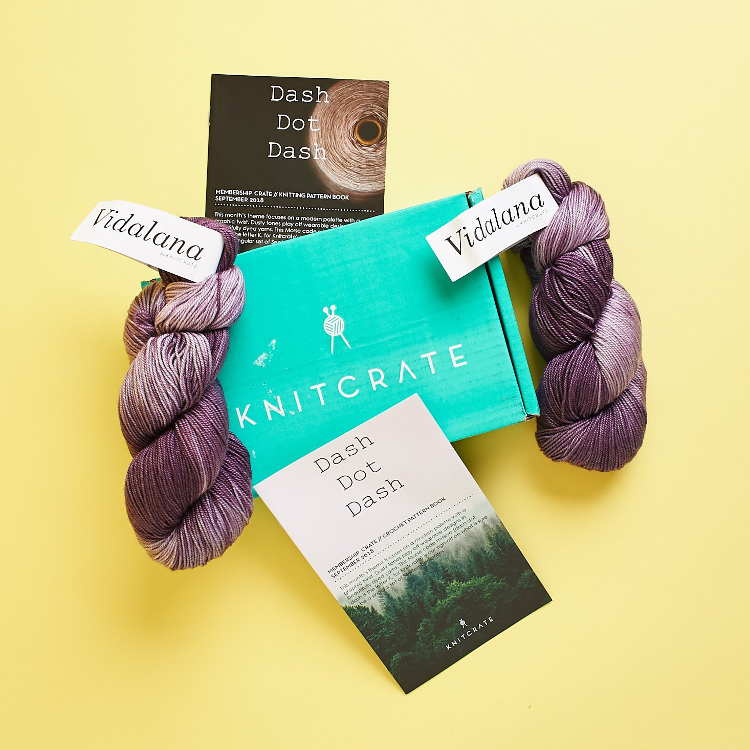 KnitCrate Yarn Subscription Review + Coupon – “Dot Dot Dash”