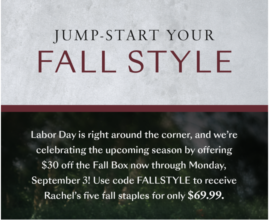 Box of Style Flash Sale – Rachel Zoe Tassel Bracelet With Subscription!