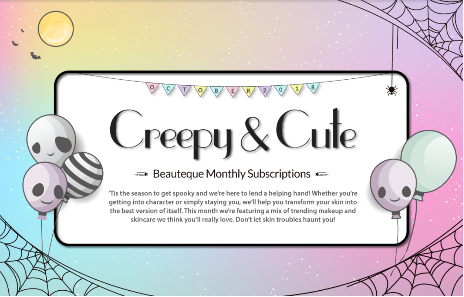 Beauteque Mask Maven October 2018 Spoiler #3 + Coupon!