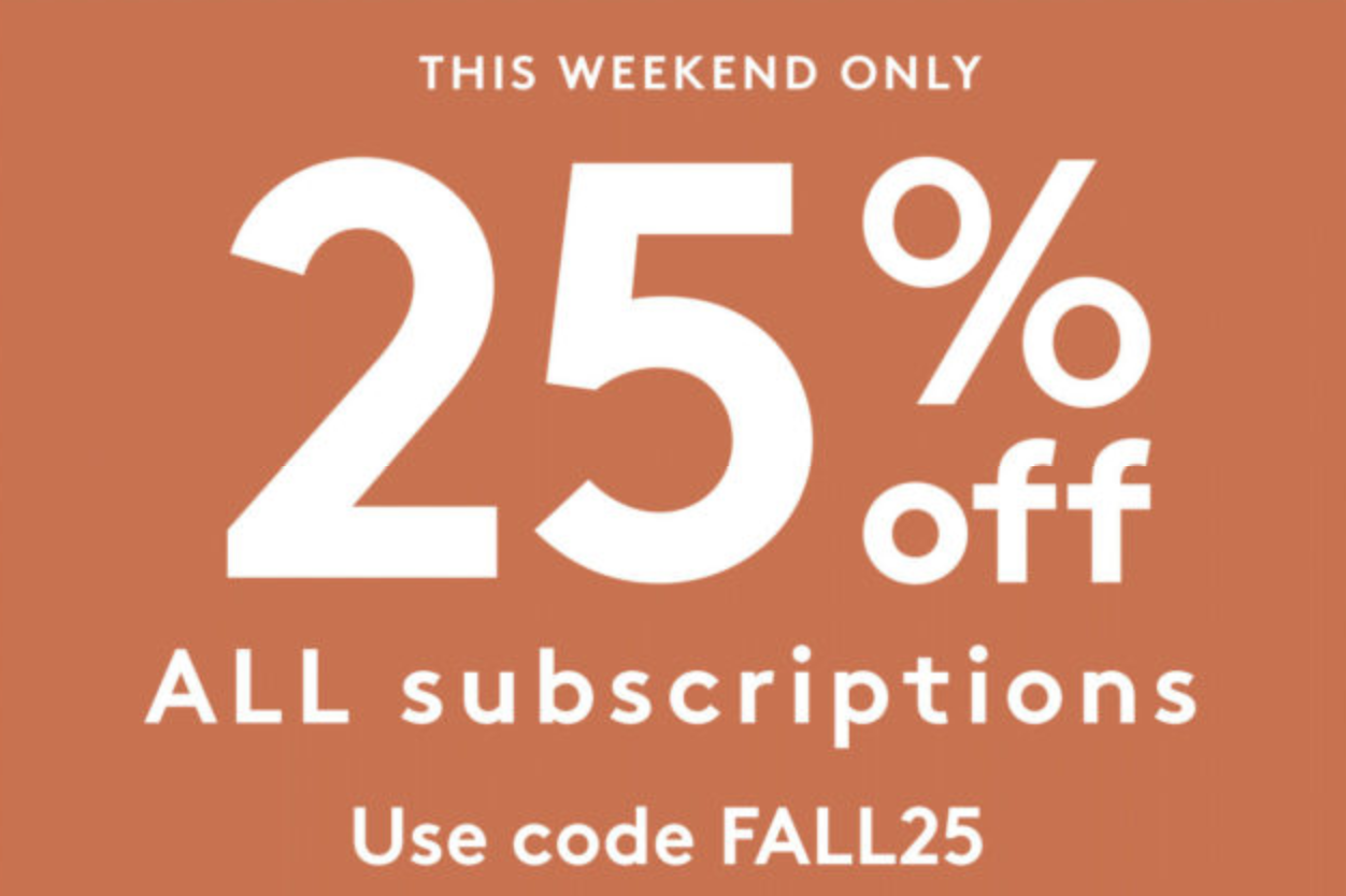 Last Day! Birchbox Coupon – 25% Off All Subscriptions!