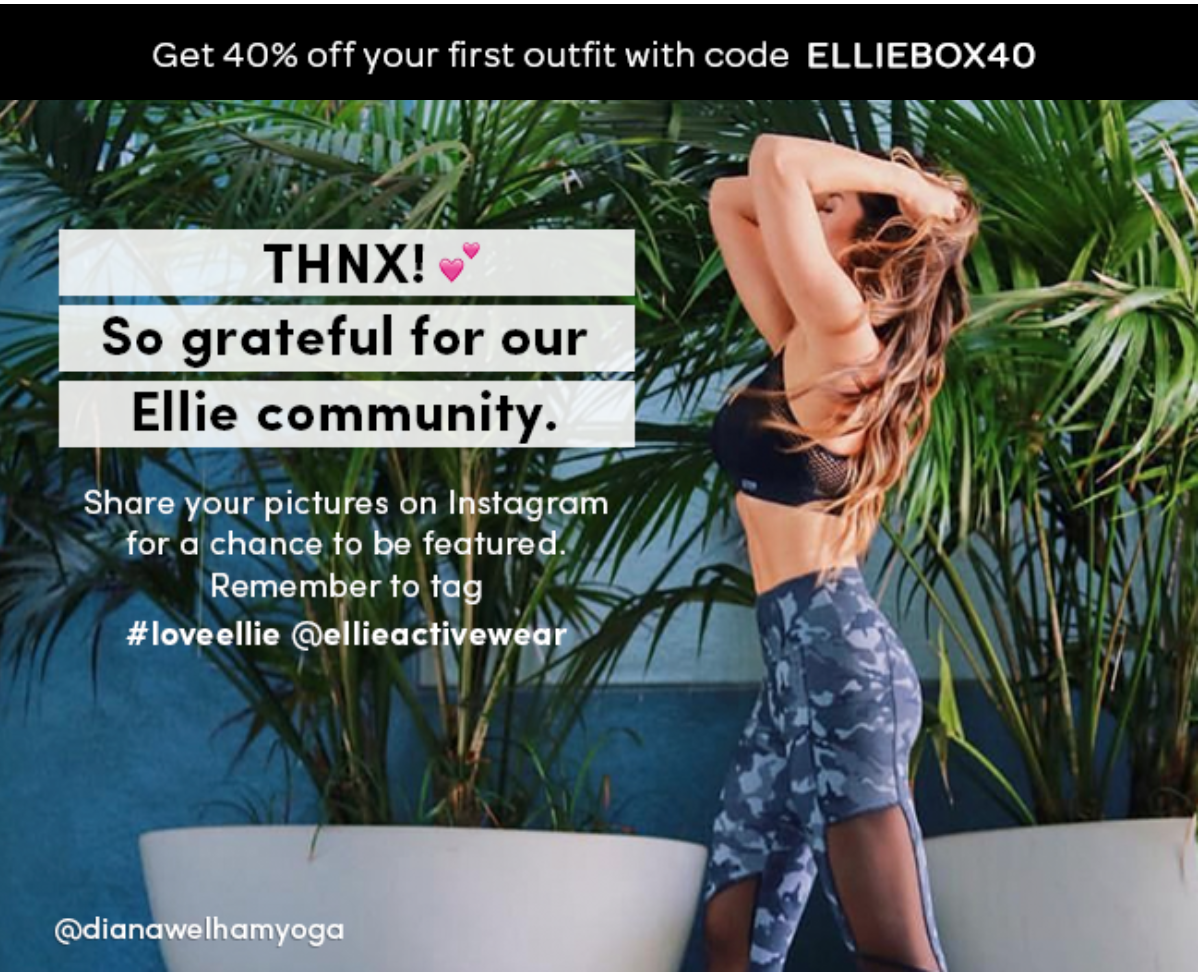Last Day! Ellie Coupon – 40% Off Your First Box!