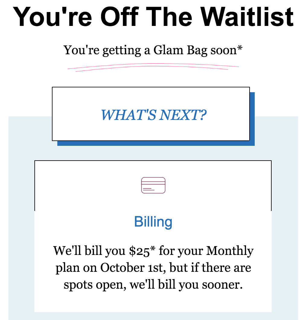 Ipsy Glam Bag Plus MSA Early Access – Check Your Email!