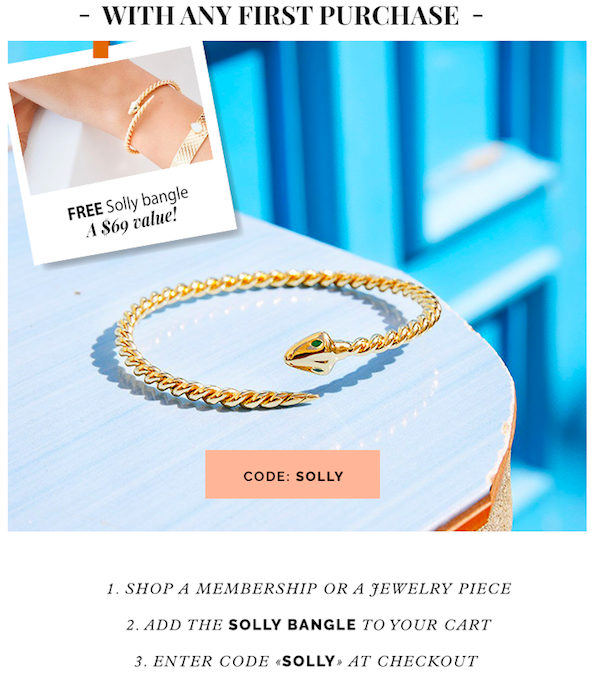 Last Day! Emma & Chloe Coupon – FREE Solly Bangle With First Purchase!