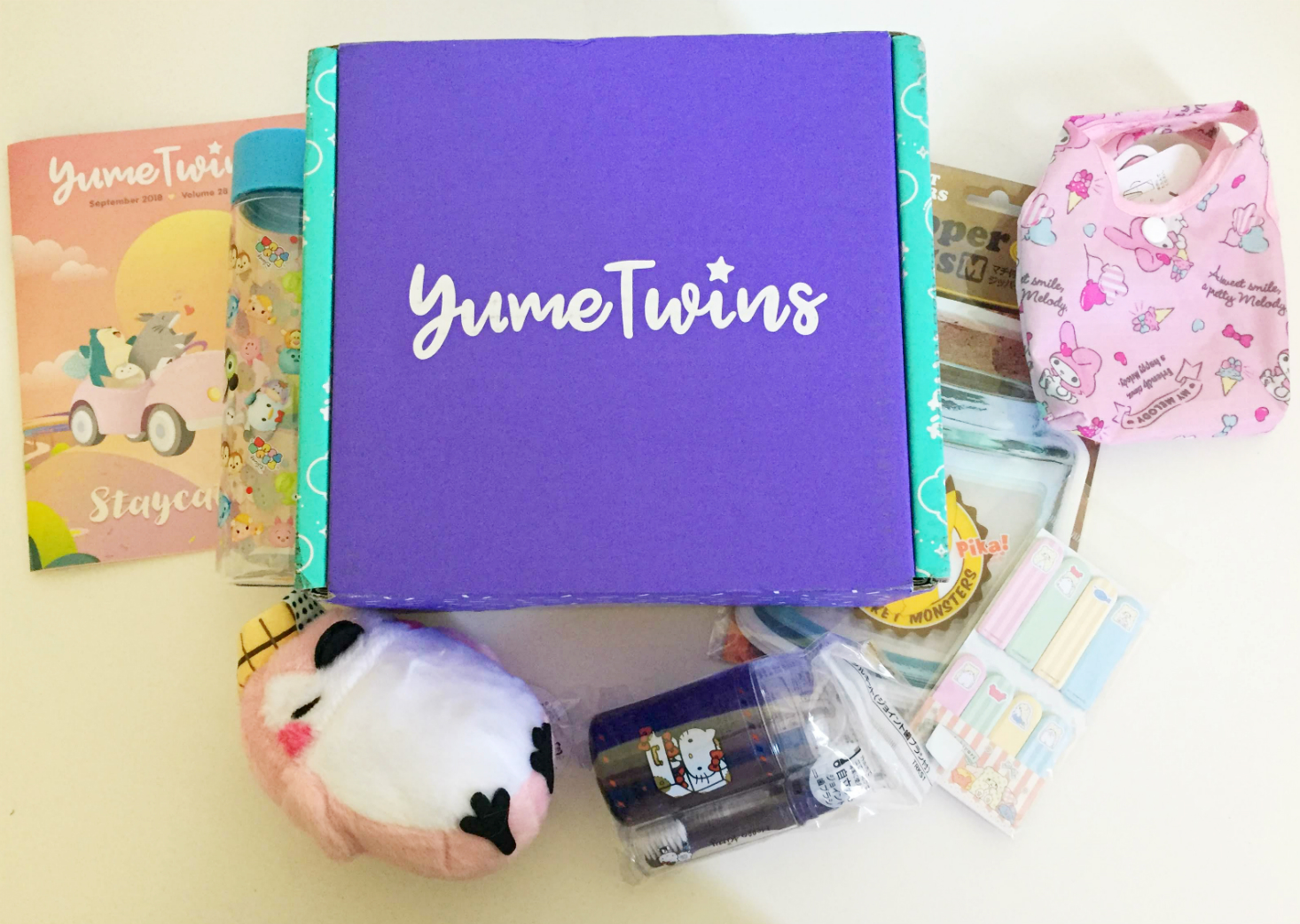 YumeTwins Subscription Box Review + Coupon – September 2018