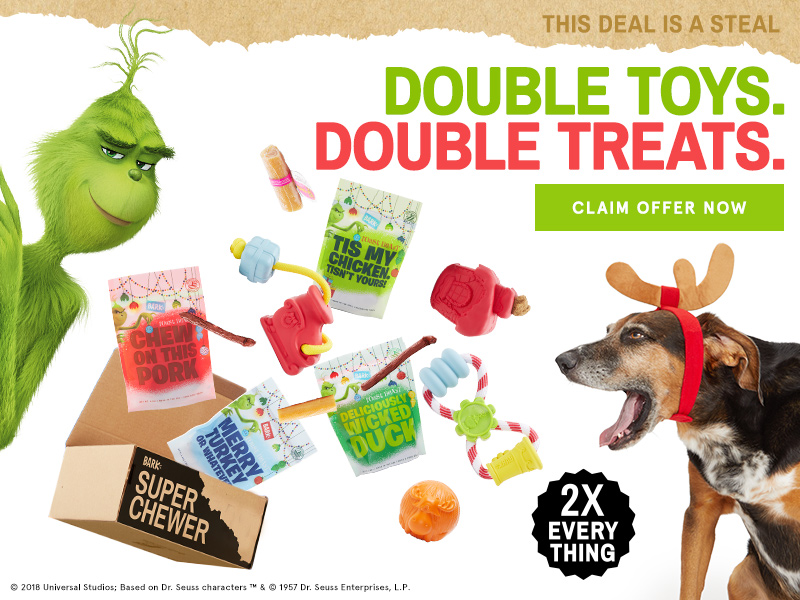 New BarkBox Super Chewer Coupon – Double Your First Box with Subscription!