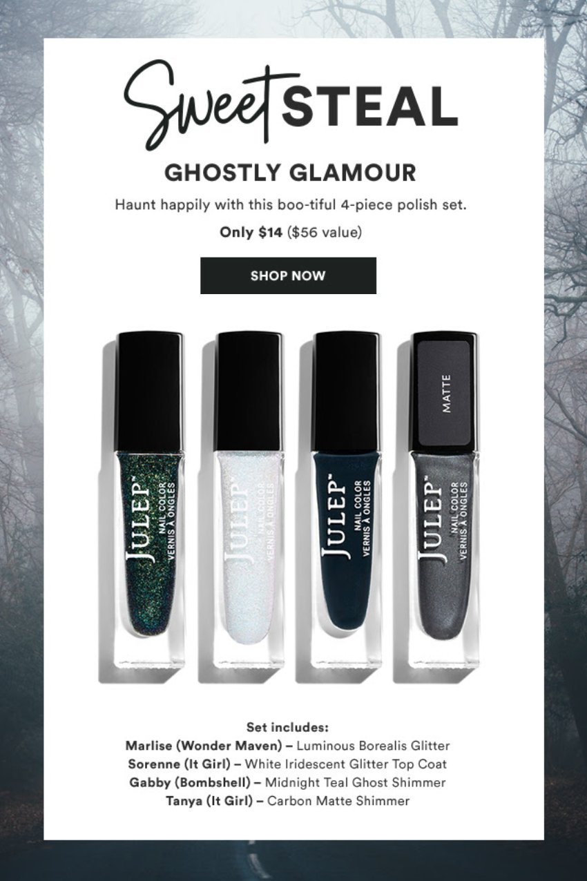 Julep Sweet Steal 4-Piece Set for $14 + COUPON!