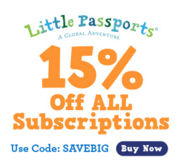 Last Day! Little Passports Coupon – 15% Off Subscriptions!