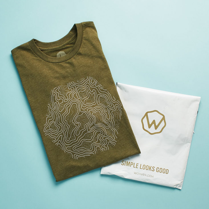 Wohven T-shirt subscription.