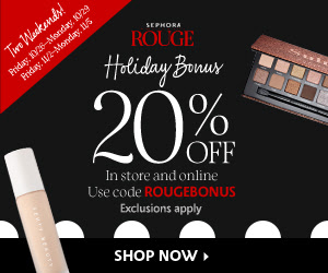Sephora Holiday Bonus Sale – Rouge Members Get 20% Off All Sephora Favorite Kits + Entire Store!