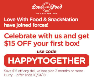 Last Day! Love With Food Coupon – Save $15 Off Pre-Paid Subscription!