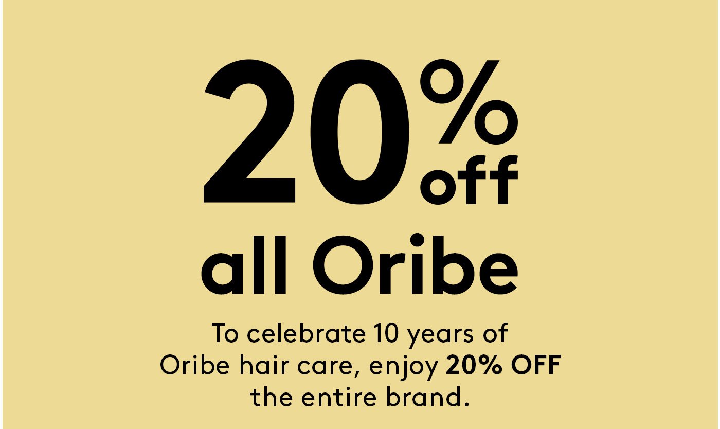 Birchbox Sale – 20% Off Oribe!
