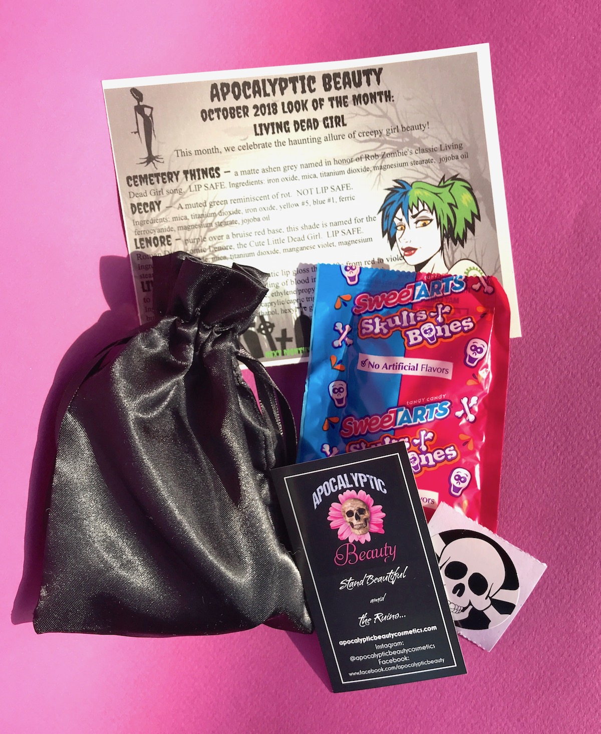 Apocalyptic Beauty Subscription Review – October 2018