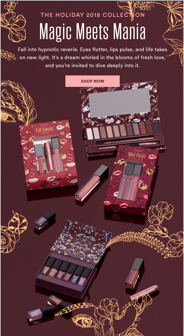 Julep 2018 Holiday Collection + Free Gift Set with Any $40 Purchase!