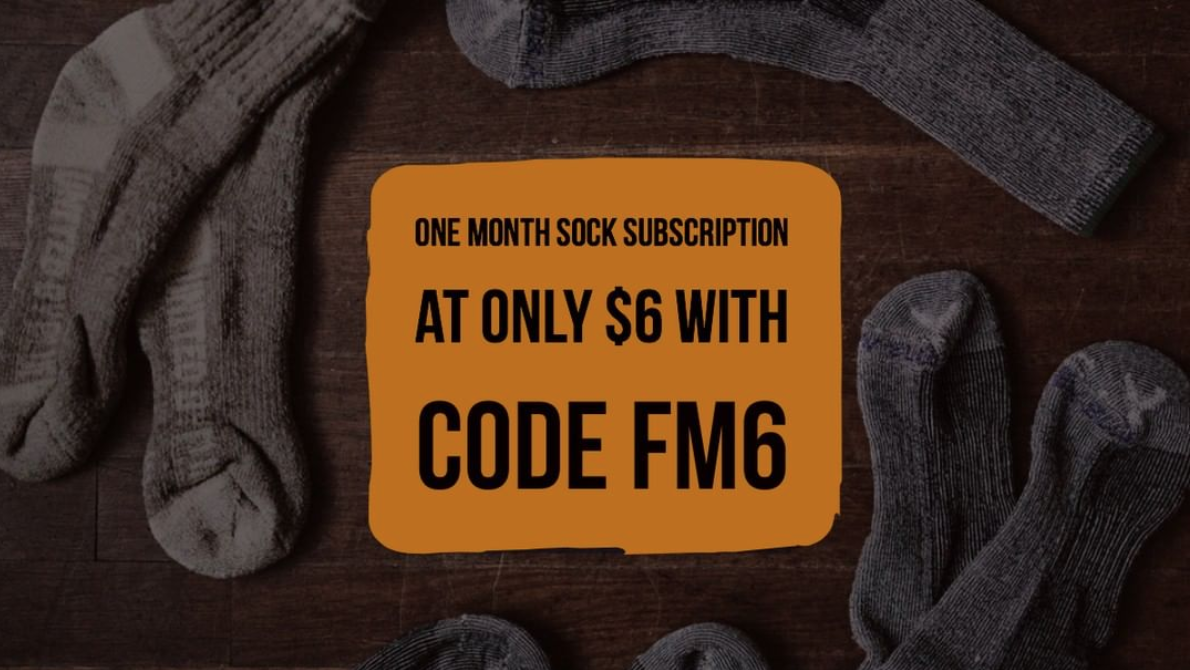 Socks Matter Coupon – First Box for $6!