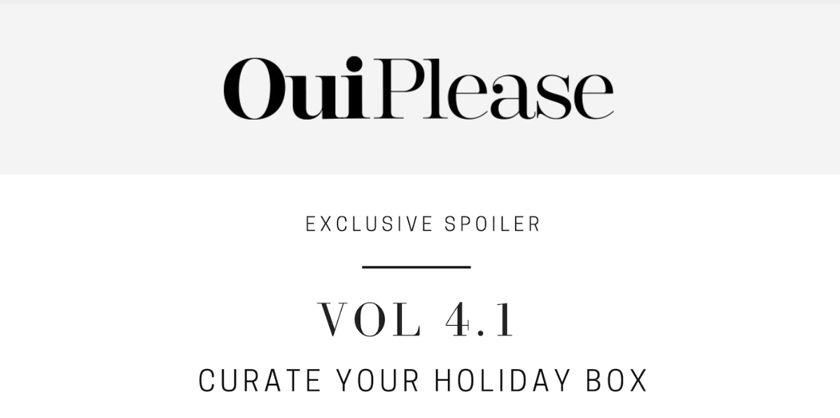 Oui Please Volume 4.1 Box Spoiler + Coupon!