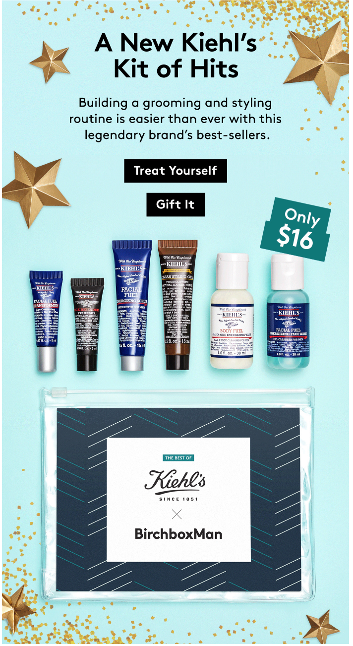 The Best of Kiehl’s x BirchboxMan Kit + Coupons!