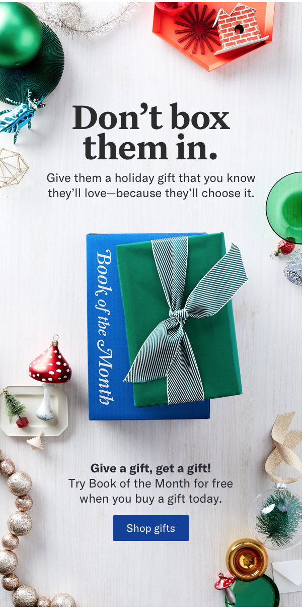 Book of the Month Deal – One Free Month with Gift Subscription!