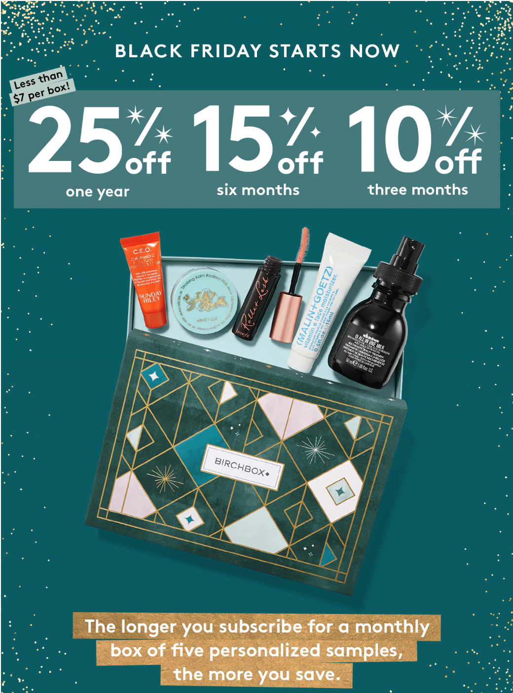 Birchbox Black Friday Deal – Up To 25% Off Subscriptions!