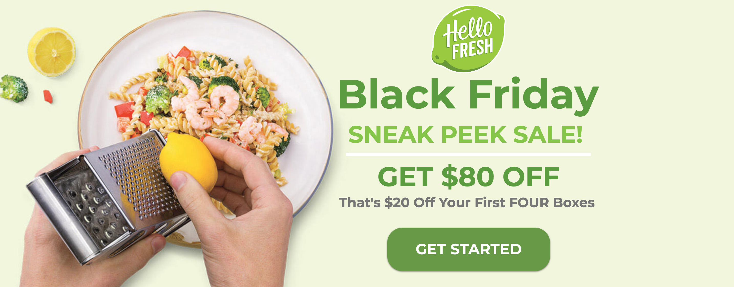 Hello Fresh Cyber Monday Coupon – $80 Off Your First Four Boxes!