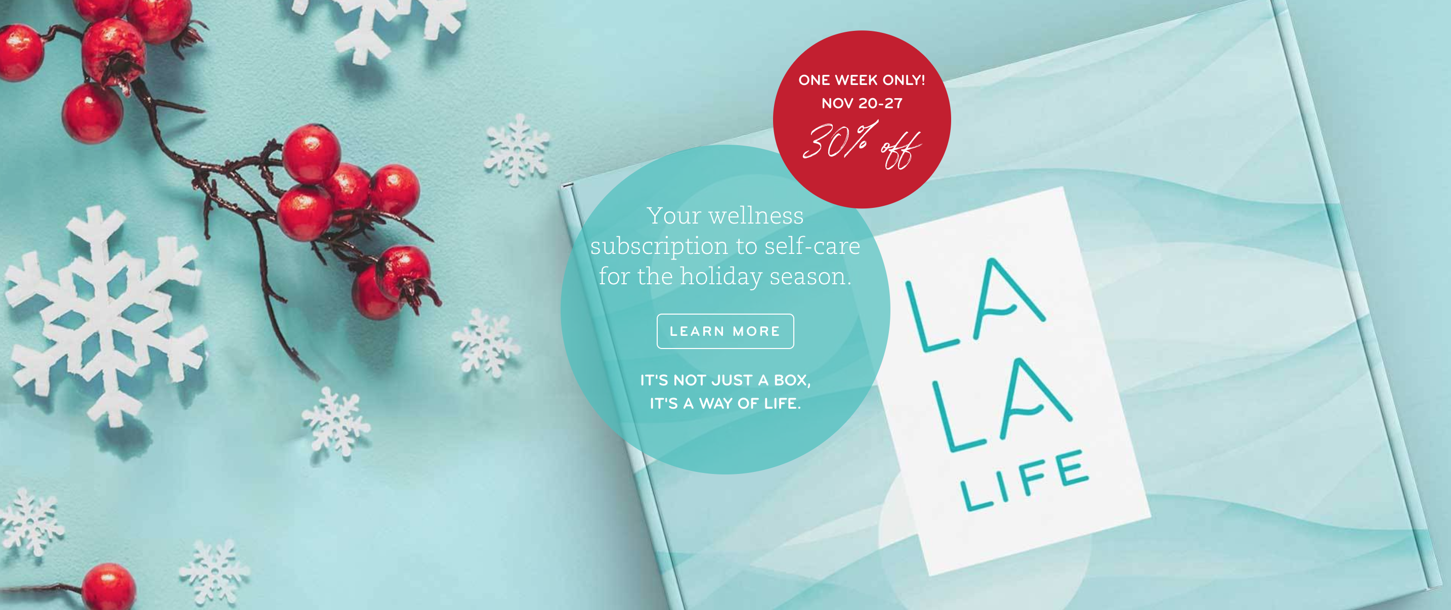 La La Life Black Friday Sale – 30% Off Subscription & Holiday Gift Box!