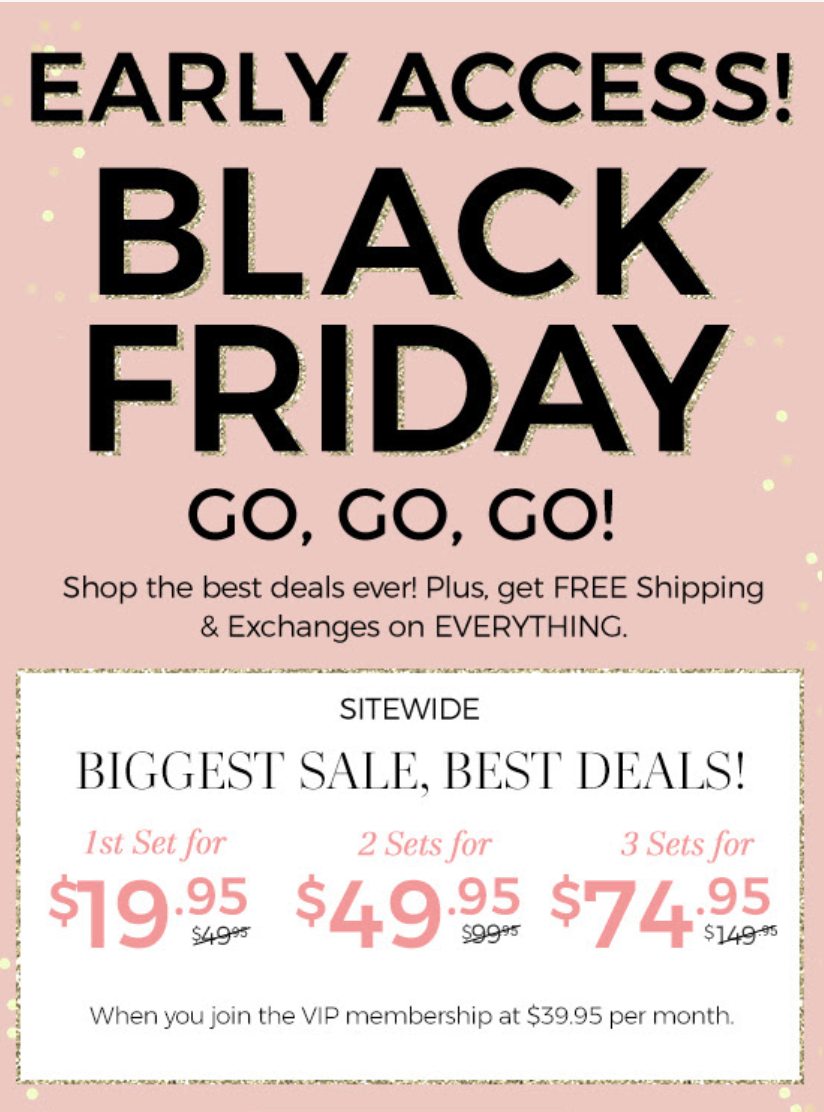 Adore Me Black Friday Deal – Get Your First Set for $19.95!