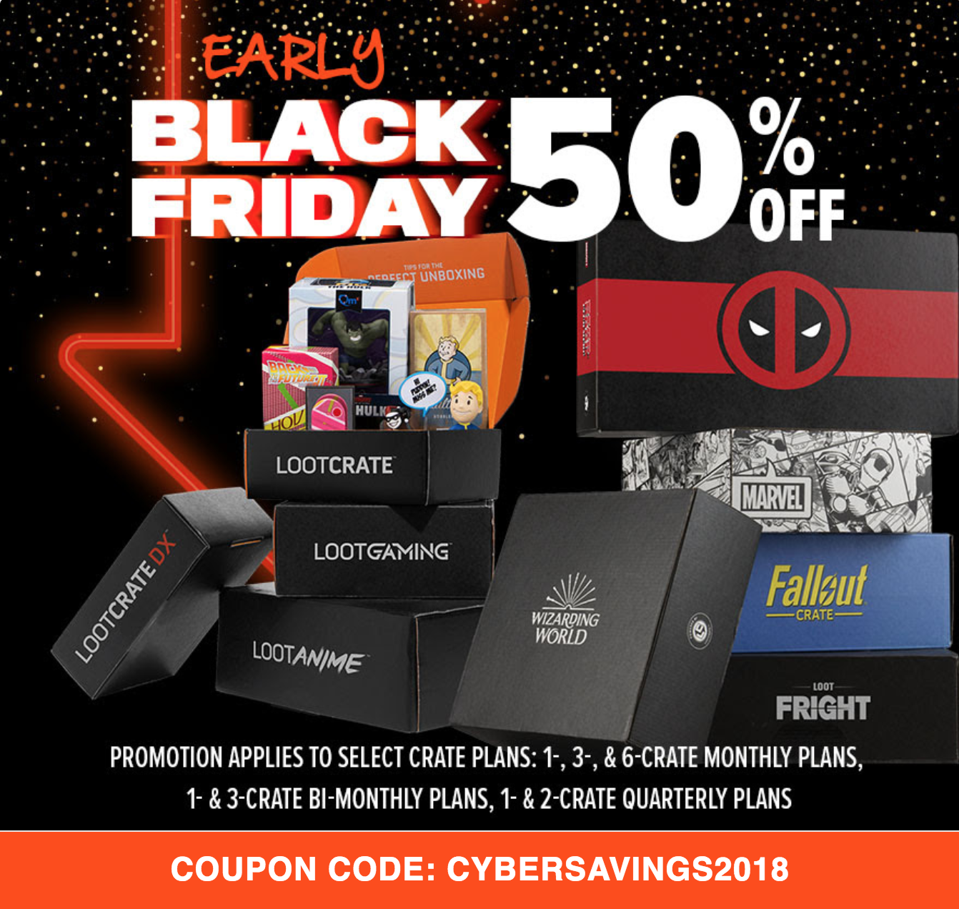 Loot Crate Black Friday Sale – Save 50% Off Select Crates!