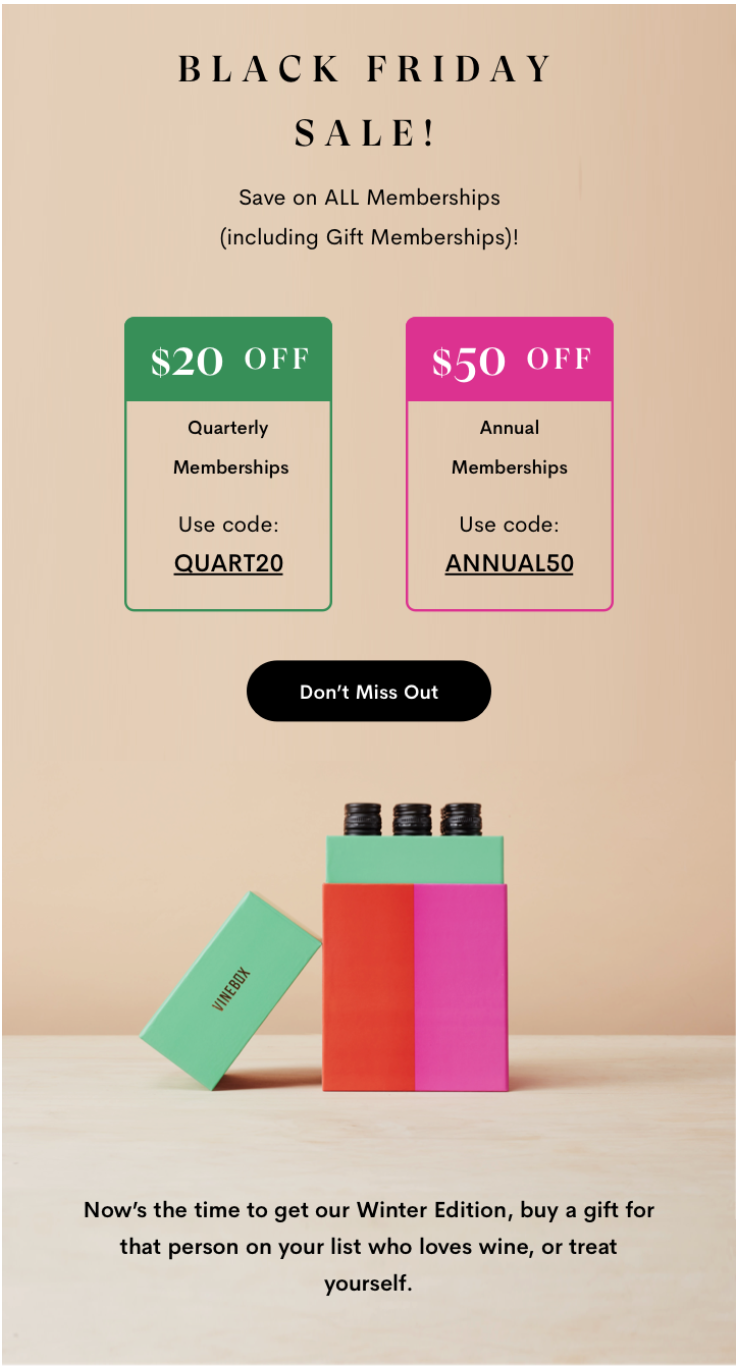 Vinebox Wine Subscription Black Friday Sale – Up To $50 Off Subscriptions!