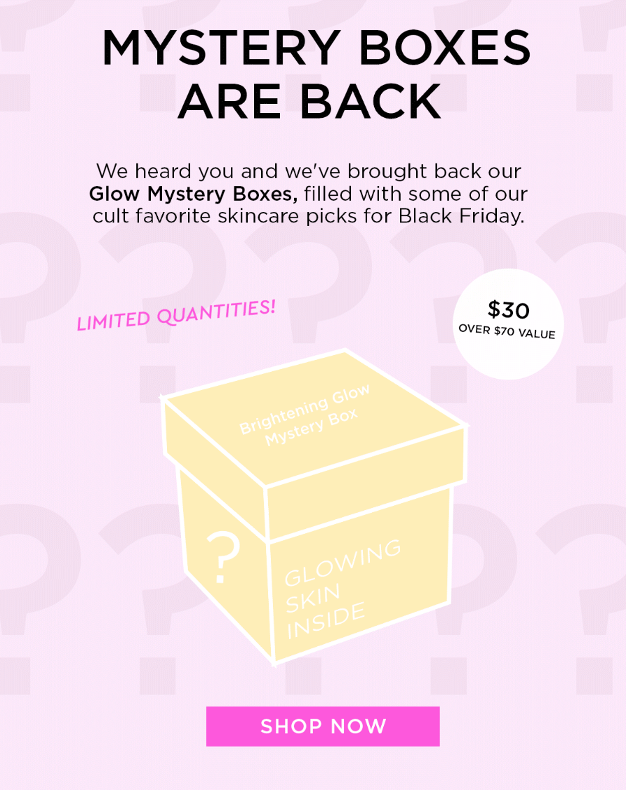 Glow Recipe Black Friday Mystery Boxes – Available Now!