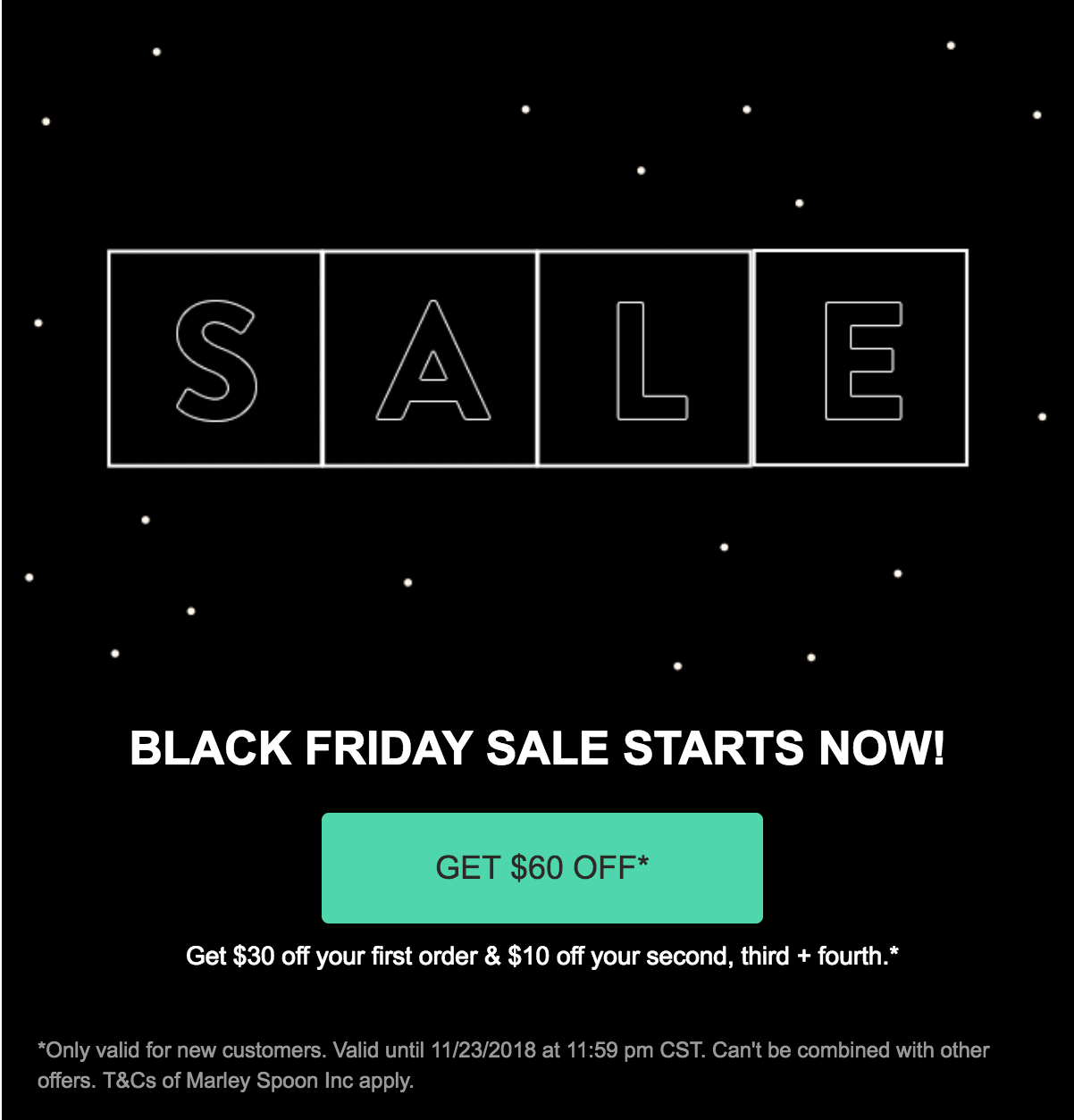 Today Only! Martha & Marley Spoon Box Black Friday Deal – $60 Off First Four Boxes!