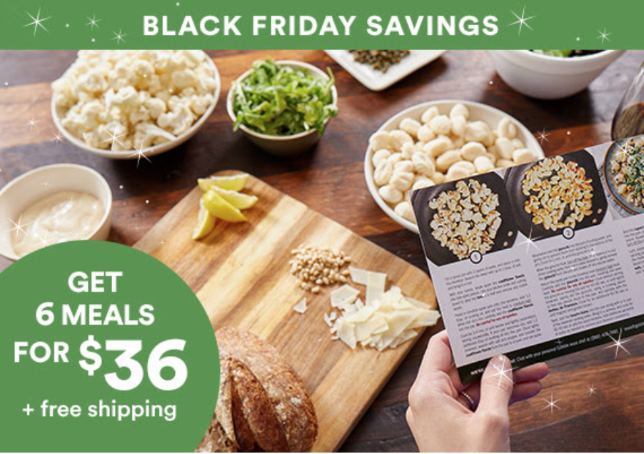 Gobble Meal Kit Black Friday Deal – Get 6 Meals for $36!