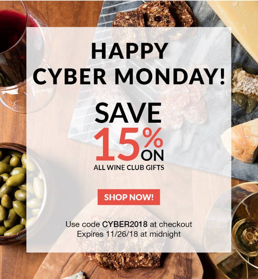 Plonk Wine Club Cyber Monday Friday Coupon – 15% Off Gift Subscriptions!