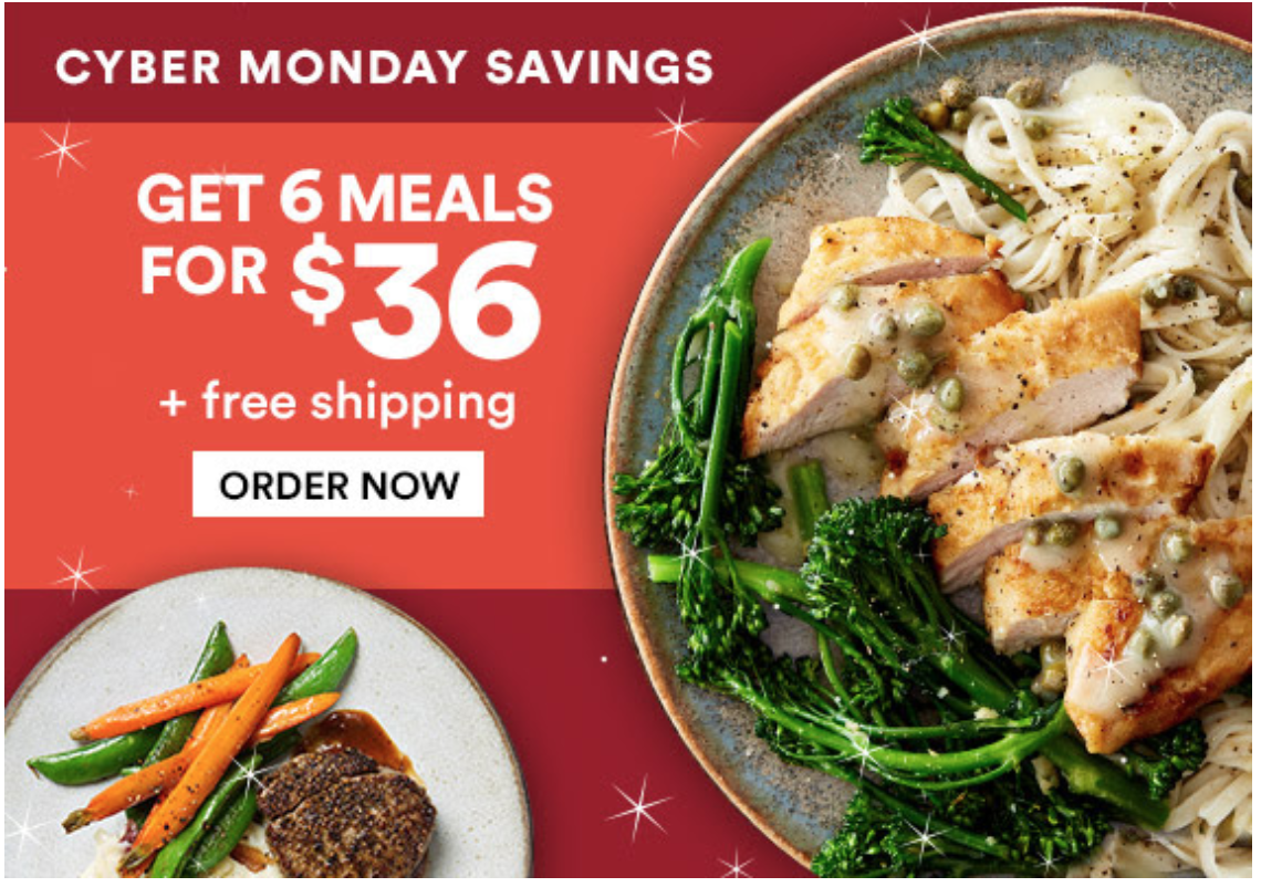 Gobble Meal Kit Cyber Monday Deal – Get 6 Meals for $36!
