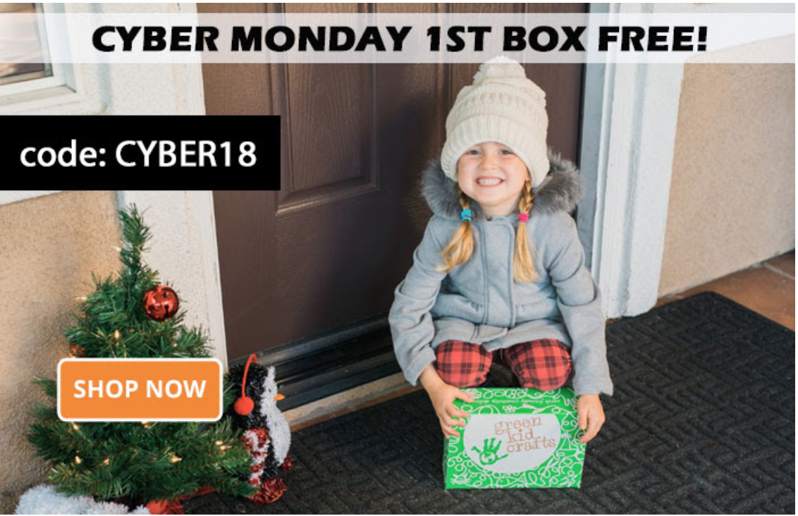 Last Day! Green Kid Crafts Black Friday Deal – First Month FREE With Pre-Paid Subscription!