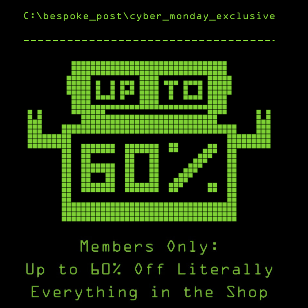 Bespoke Post Cyber Monday Deal for Current Subscribers – Up To 60% Off!