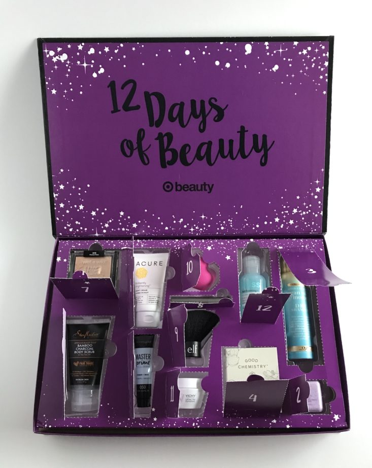 Target 12 Days of Beauty Advent Calendar Review Holiday 2018 MSA