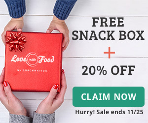 Last Day! Love with Food Black Friday Sale – 20% Off Subscription + Free Box!