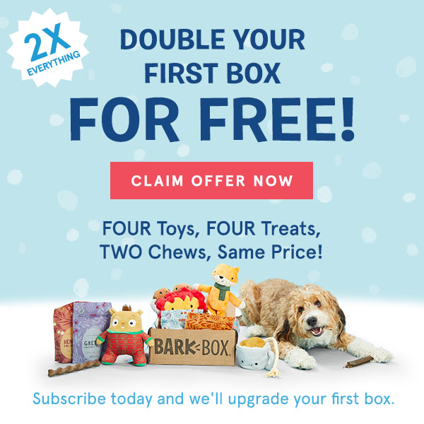 BarkBox Coupon – Double Your First Box with Subscription!
