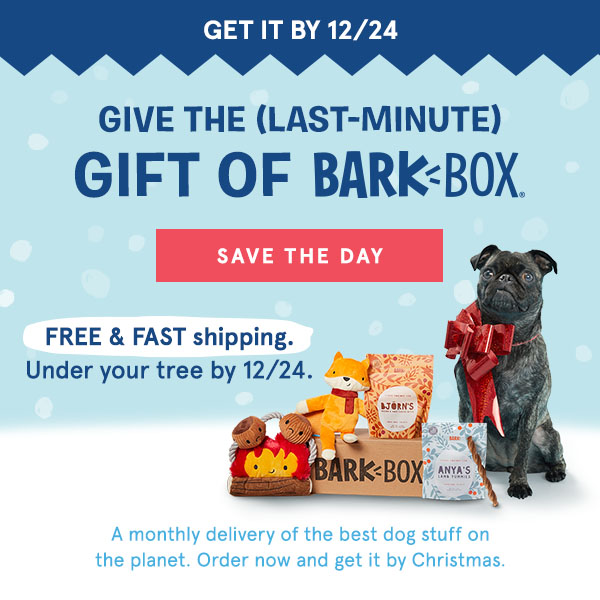 BarkBox Deal – Free Rush Shipping for 12/24 Delivery