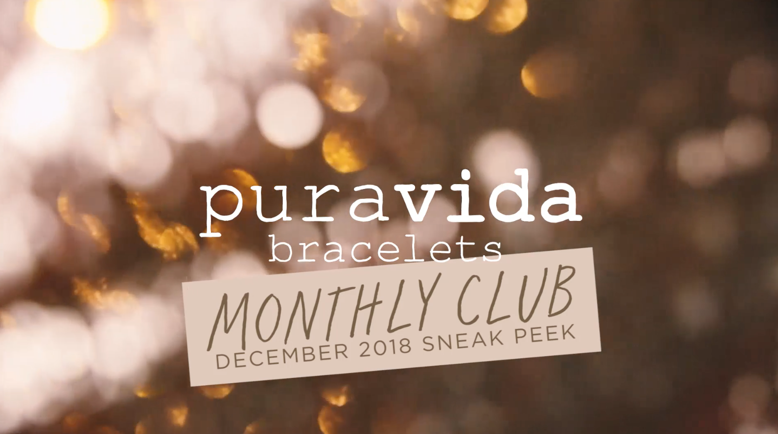 Pura Vida Bracelets Club – December 2018 Spoilers!